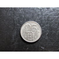 Норвегия. 25 эре. 1975. С 20 копеек. Распродажа коллекции. Смотрите другие лоты.