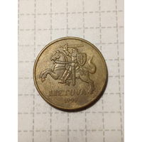 20 центов Литва 1999 год