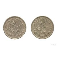 Коронная Колония Гонконг. 10 центов 1971, 1972. Цена за одну монету.