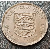 Джерси 1 новый пенни, 1980    ( 1-8-2 )