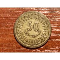 Тунис 50 миллимов 1960