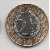 5 кванза 2012 Ангола.