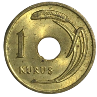 Турция 1 куруш, 1948