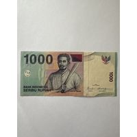 Индонезия 1000 рупий 2009 XF серия gmh