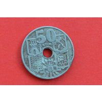 Испания 50 сентимо 1949 с 1 руб