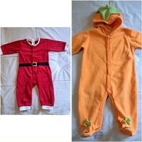 Комбинезоны Санта Клаус и Тыква до 1года, бу-2шт
