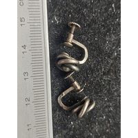 Серьги серебро