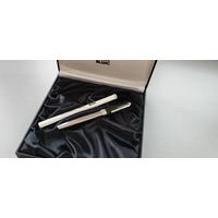 Ручка роллер Montblanc meisterstuck carbon steel