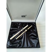 Ручка роллер Montblanc meisterstuck carbon steel