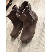 Кожаные ботинки Buffalo, р.37. Стильные ancle boots!