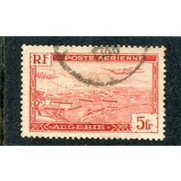 Французский Алжир. Порт. Самолет