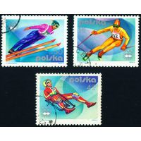 IX зимние Олимпийские игры в Инсбруке Польша 1976 год 3 марки
