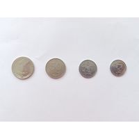 Грузия, 4 монеты. С рубля!
