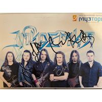 Автографы участников группы Эпидемия.