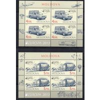 Молдова 2013. Европа СЕРТ. Почта. Транспорт. Лошади,авто буклет  (477)