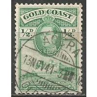 Золотой Берег. Король Георг VI. Крепость Кристиансберг. 1938г. Mi#105.