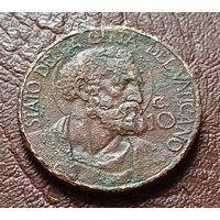 Ватикан 10 чентезимо, 1936   ( 1-12-3 )