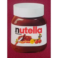 Этикетка рекламка Nutella