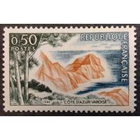 Франция. 1963г. Mi1445**. Горы Эстерель.