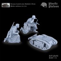 "Голиаф" и расчёт в зимней форме Plastic Platoon