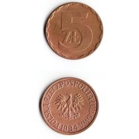 5 злотых Польша 1984 года