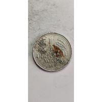 Германия 1 марка 1991