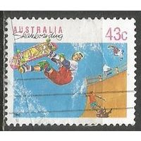 Австралия. Скайтборд. 1990г. Mi#1223.