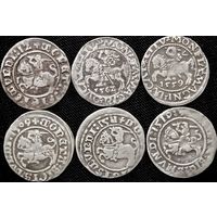 Полугроши 1509-1562 г. Вильно (Великое Княжество Литовское). Одним лотом!