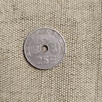 Бельгия 25 сантимов 1939г