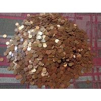Монеты по 1 копейке. Цена за кг