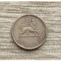 Werty71 Эфиопия 10 сантимов 1936 1944 Лев