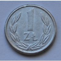 Польша, 1 злотый 1989 г. (Диаметр 16 мм.)