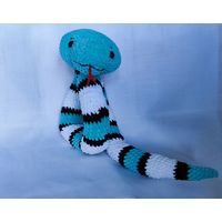 Игрушка мягкая плюшевая амигуруми "Удав"