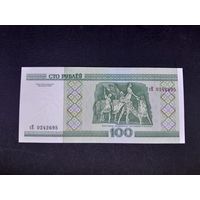 100 рублей 2000 года. Беларусь. Серия сЕ. UNC