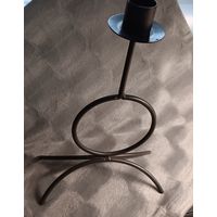 Металлический подсвечник. 25 см