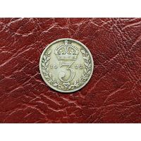 3 пенса Великобритания 1922 г.