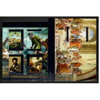 Того 2014  Живопись  ИСКУССТВО КАРТИНЫ    к/б+бл MNH