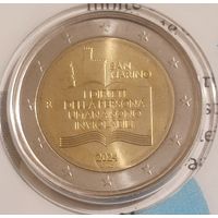 2 евро Сан-Марино 2024 год 50 лет Декларации гражданских прав