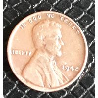 1 цент 1942 P США