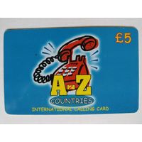 Телефонная карта. Англия