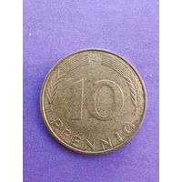 Германия ФРГ 10 пфеннигов 1990 J