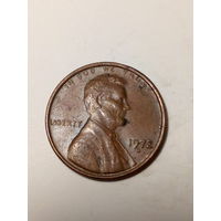 1 цент  США 1972 D  год