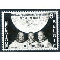 Бельгия - 1969г. - космос, космонавты - 1 марка - полная серия, MLH [Mi 1565]. #2-Be-44-B-1