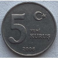 Турция 5 куруш 2006 г. Цена за 1 шт.