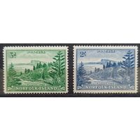Британские колонии. Остров Норфолк 1959г. SG6а, SG12a MVLH
