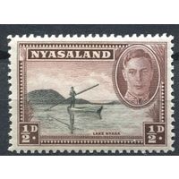 Ньясаленд / Nyasaland 1945** Озеро Ньяса, Георг VI