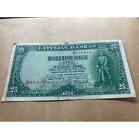 Латвия 25 1938
