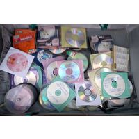 CD диски c записями 100 штук
