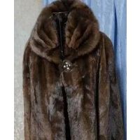 НОВАЯ. НОРКОВАЯ ШУБА Р-Р 48-50. ГРЕЦИЯ. ALASKAN. CUSTOM BUILT FURS.