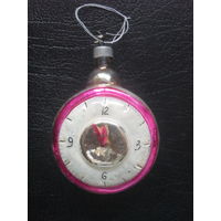 Елочная игрушка Часы.